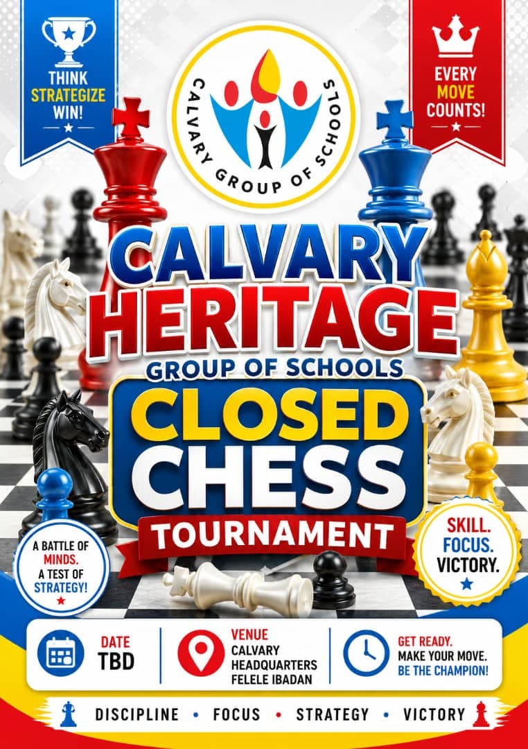 Calvary Group Of School Chess tournament chess tournament banner